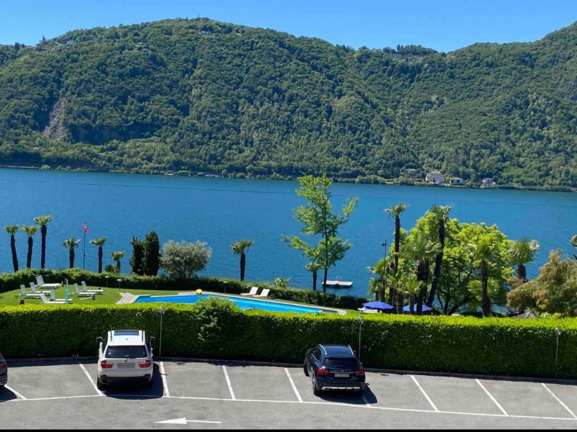 Bellavista Apartment Bissone Exterior foto