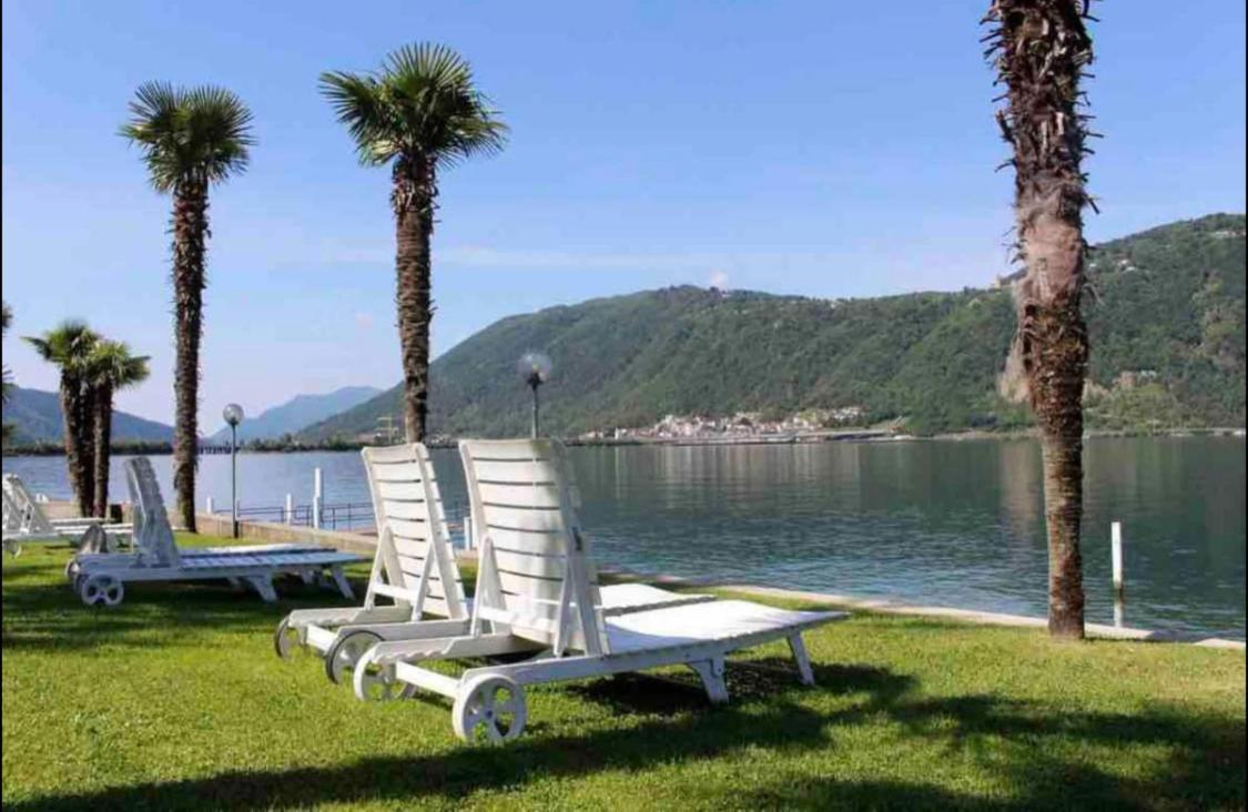 Bellavista Apartment Bissone Exterior foto